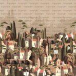 Scandinavian House Design, VINYL FABRIC TEXTILE Wall Mural in Different Texture, Code SE318. It is produced as ONE PIECE WITHOUT JOINT. - Image 3