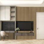 MDF Soft Touch Antibacterial Surface Wall Panel Mink Dark Code APM901 - Image 3