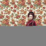 Blooming Roses Floral Pattern Wallpaper Cooper Orange Red Code 5806-5 - Image 2