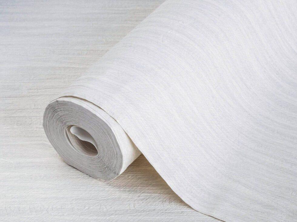 Textured Plain Wallpaper White Code 6807-6