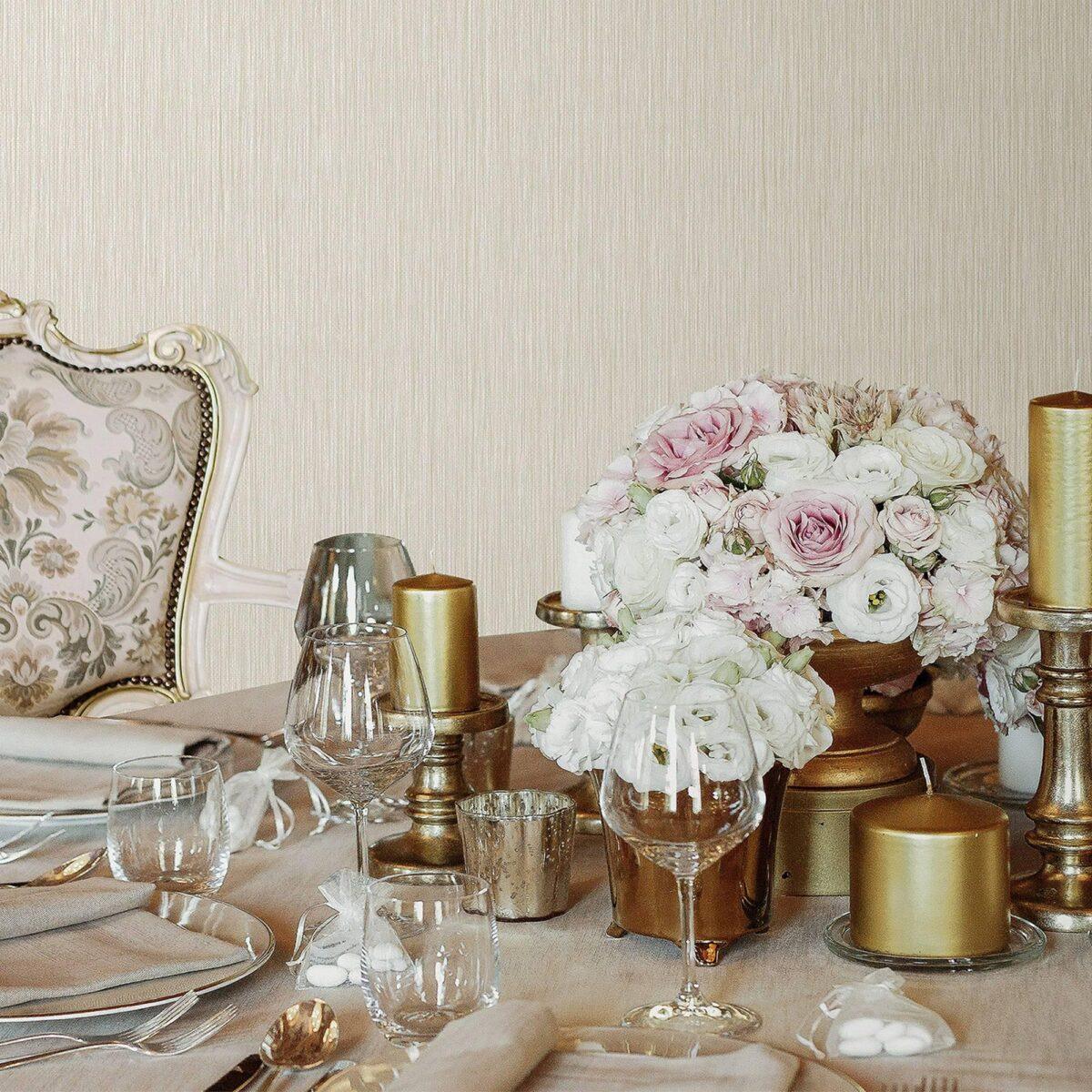 Minimalist textured wallpaper Cream Code 5801-1 - Image 2