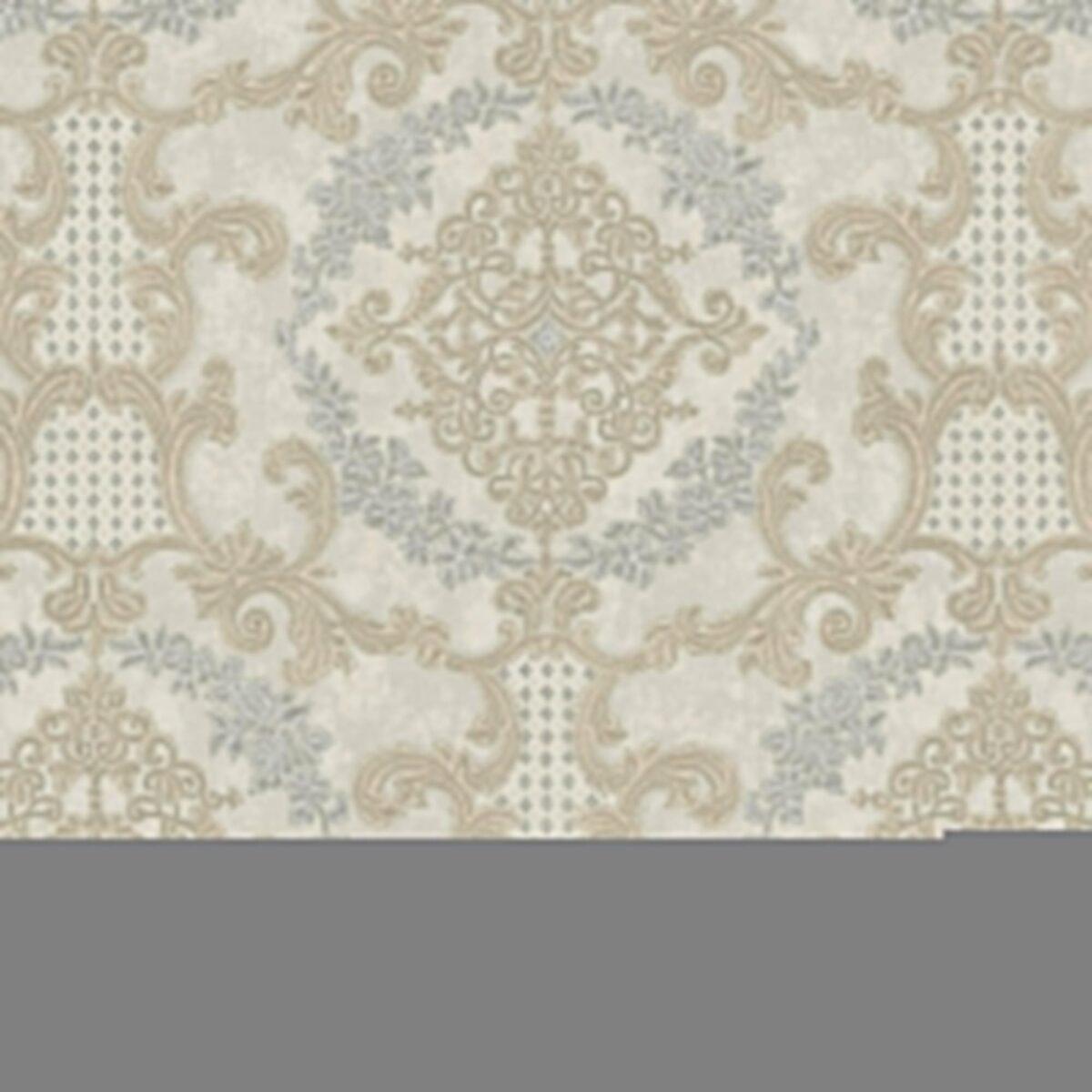 Damask Pattern Wallpaper Beige Clear Gray Code 6802-1 - Image 5