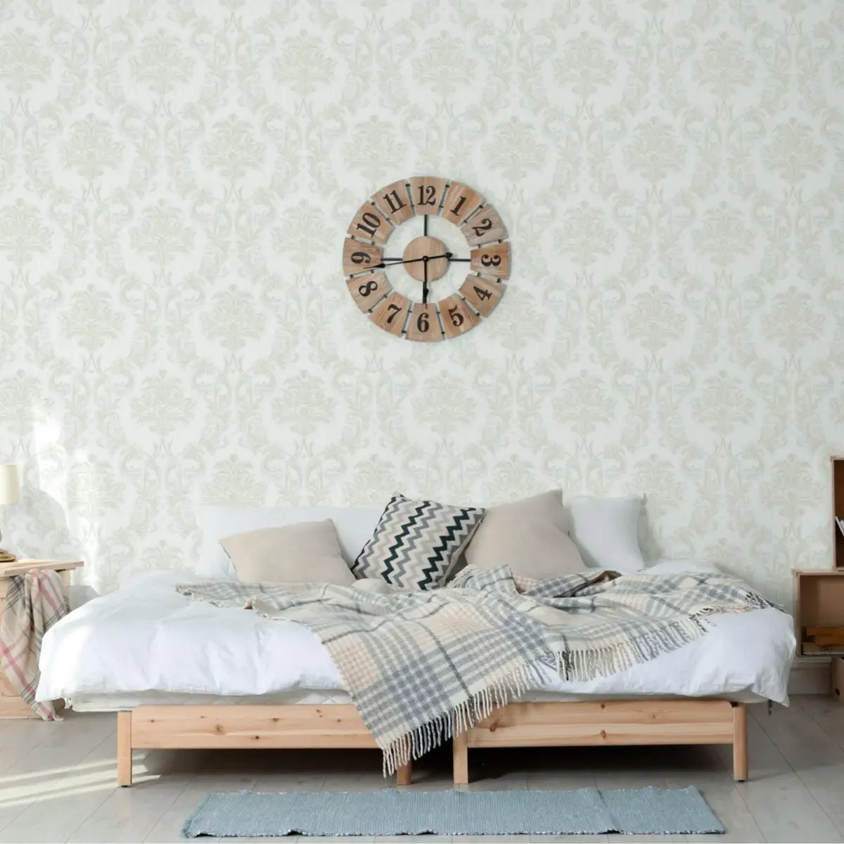 Damask Rich Ornament Wallpaper Faded Beige Code 6808-6 - Image 5