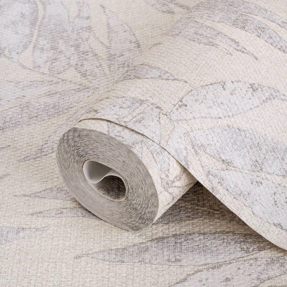 Leaf Pattern Wallpaper Beige Code 1012-2