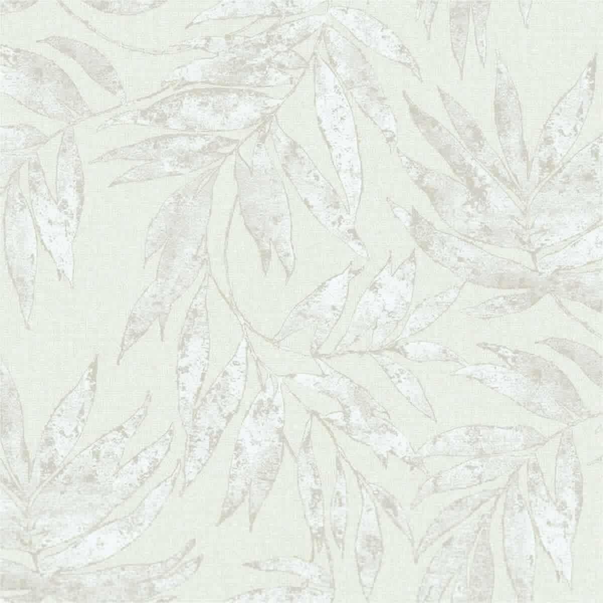 Leaf Pattern Wallpaper White Code 1012-1 - Image 5
