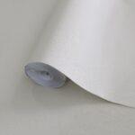 Modern Plain Pattern Wallpaper, Colour White Code 24204-1