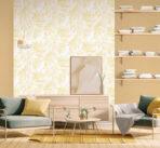 Modern Plain Pattern Wallpaper, Colour Dark Cream Code 24204-4 - Image 4