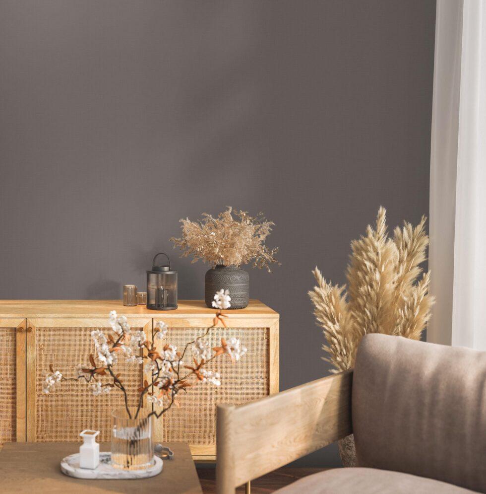 Modern Plain Pattern Wallpaper, Colour Oreginal Brown Code 24205-8 - Image 2