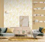 Tropical Leaf Patterned Wallpaper, Colour Cream Code 24208-3 - Image 4