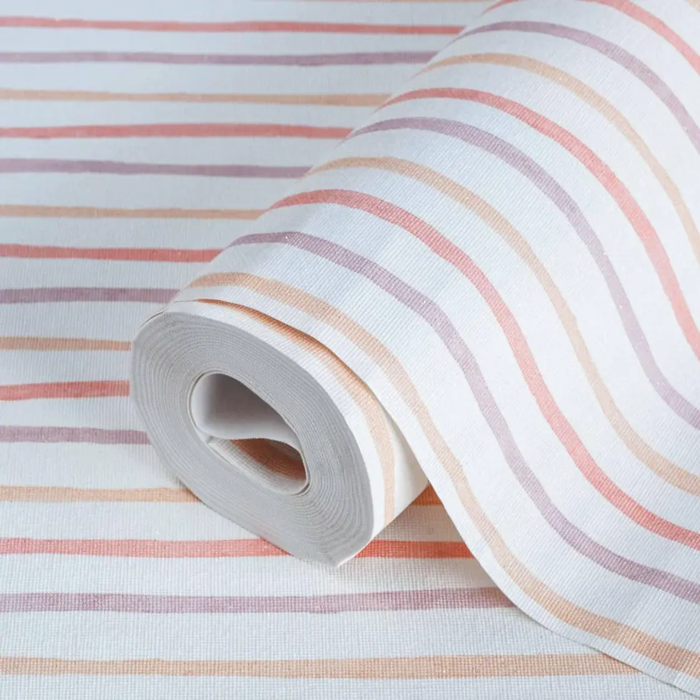 Light Colored Striped Wallpaper Colors Beige, Light Code 8906-1 - Image 2