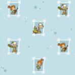 Flintstones Cartoon Themed Wallpaper Colors Blue, Light Code 8924-1 - Image 2