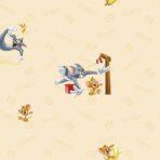 Tom and Jerry Cartoon Characters Wallpaper Colors Light, Beige Code 8925-2