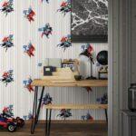 Wallpaper with DC super heroes Colors Light, Beige Code 8927-1