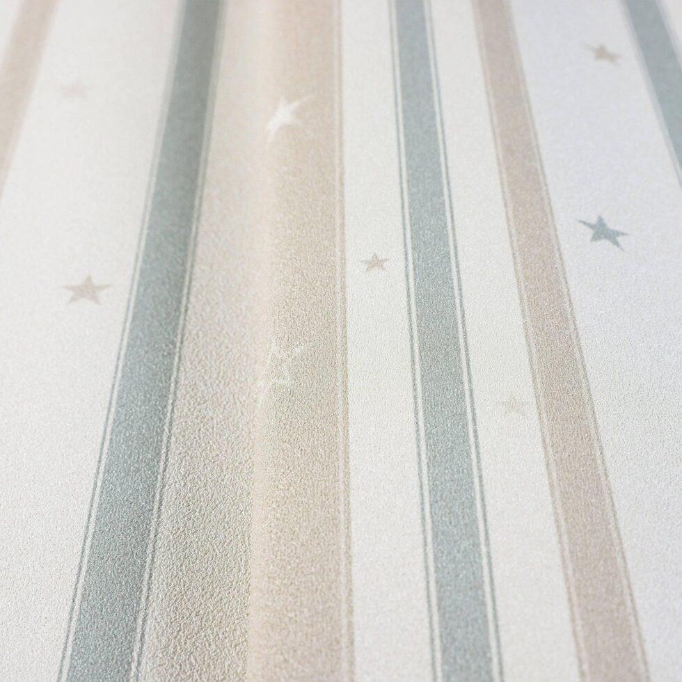 Wallpaper with Stars and Stripes Colors Beige, Light Code 8928-1 - Image 3