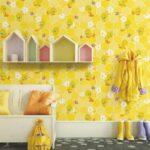 Wallpaper Design with Tweety Bird Colors Light, Yellow Code 8929-1