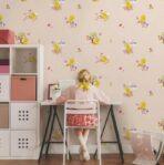 Wallpaper design with Tweety bird Colors Light, Pink Code 8931-2