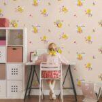Wallpaper design with Tweety bird Colors Light, Pink Code 8931-2