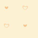 Heart Shaped Patterned Wallpaper Colors Beige, Light Code 8933-1