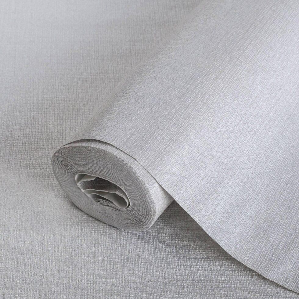 Linen Fabric Texture Wallpaper Colors Gray, Light Code 8943-3 - Image 2