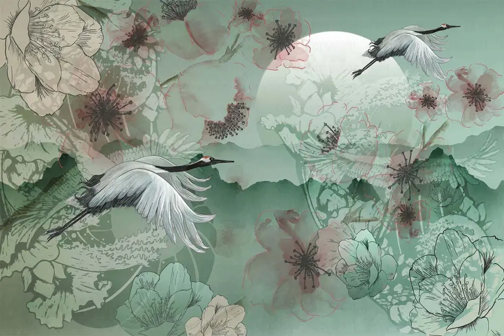 Modern Style Design MURAL WALLPAPER, Available in Various Paper Texture, Code A304. It is Produced as 105 CM WIDE ROLL PANELS.