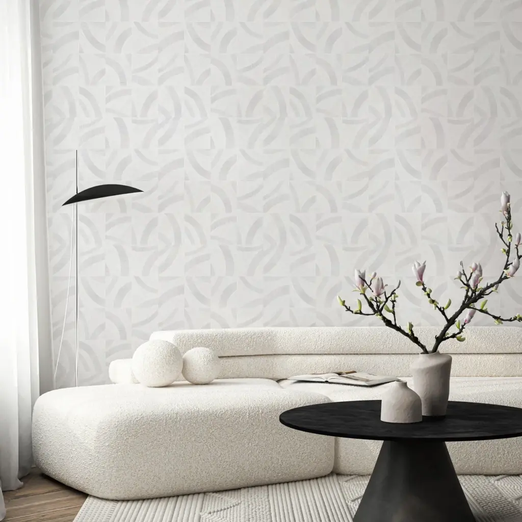 Icon Harmoni Design Wallpaper, White Colour, Code 24101-1 - Image 5