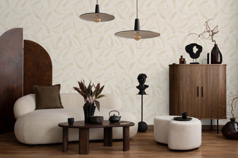 Icon Harmoni Design Wallpaper, Cream Colour, Code 24101-2 - Image 3