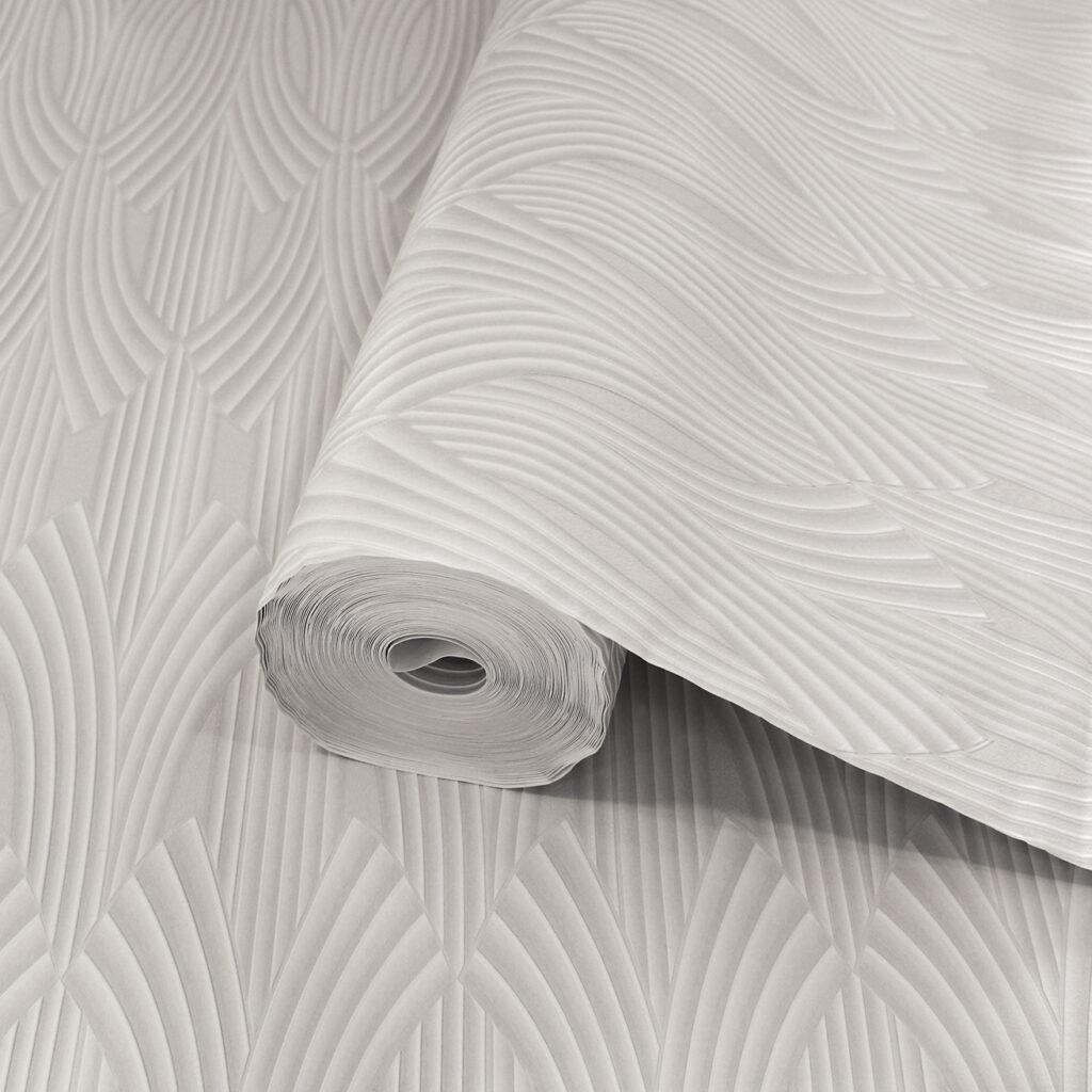 Icon Harmony Design Wallpaper, Cream Colour, Code 24102-1