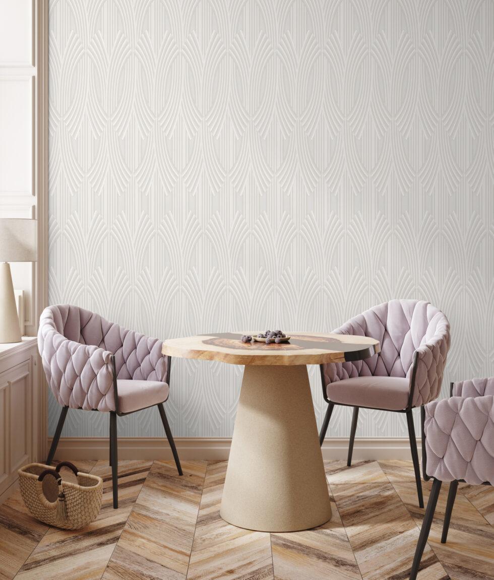 Icon Harmony Design Wallpaper, Cream Colour, Code 24102-1 - Image 4