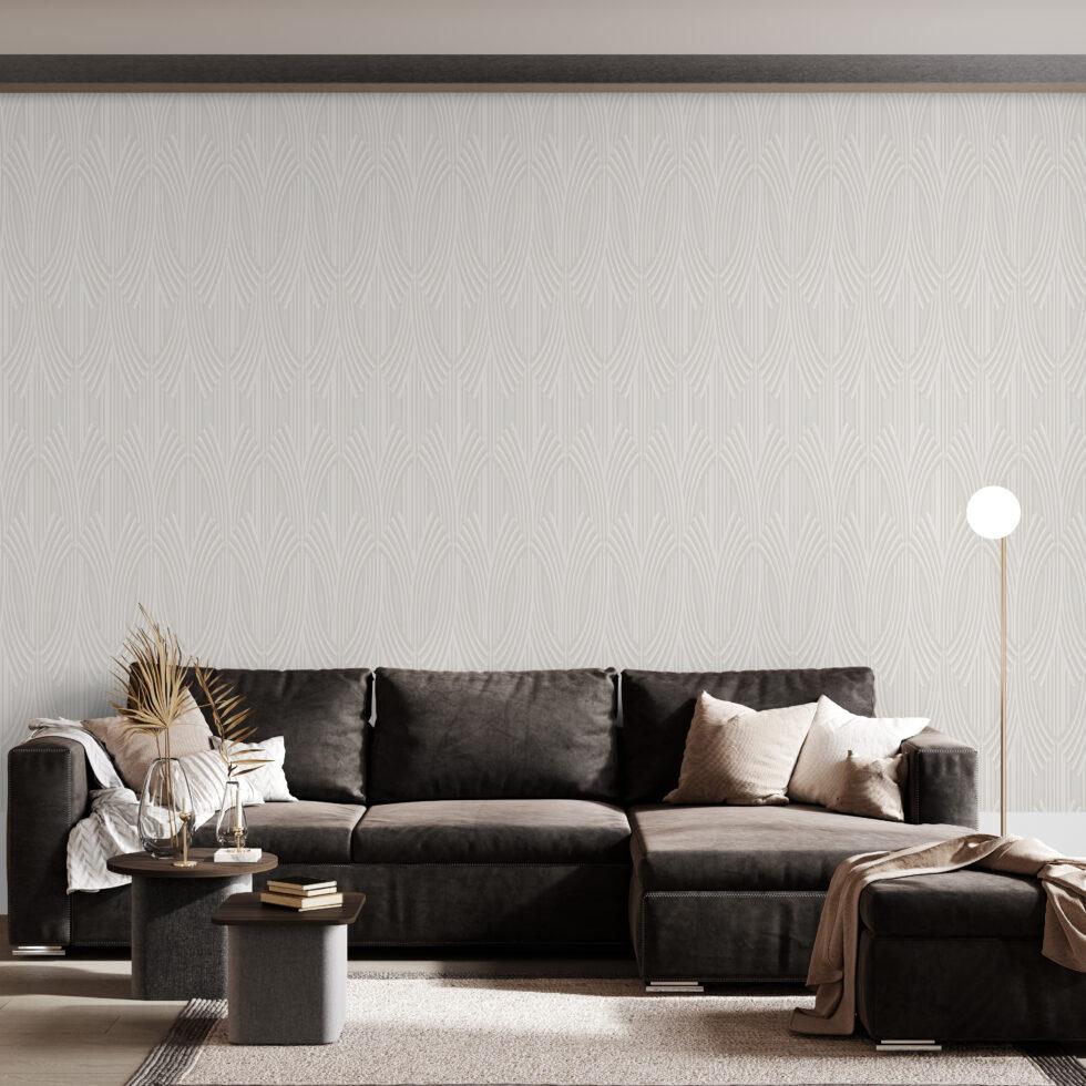 Icon Harmony Design Wallpaper, Cream Colour, Code 24102-1 - Image 5