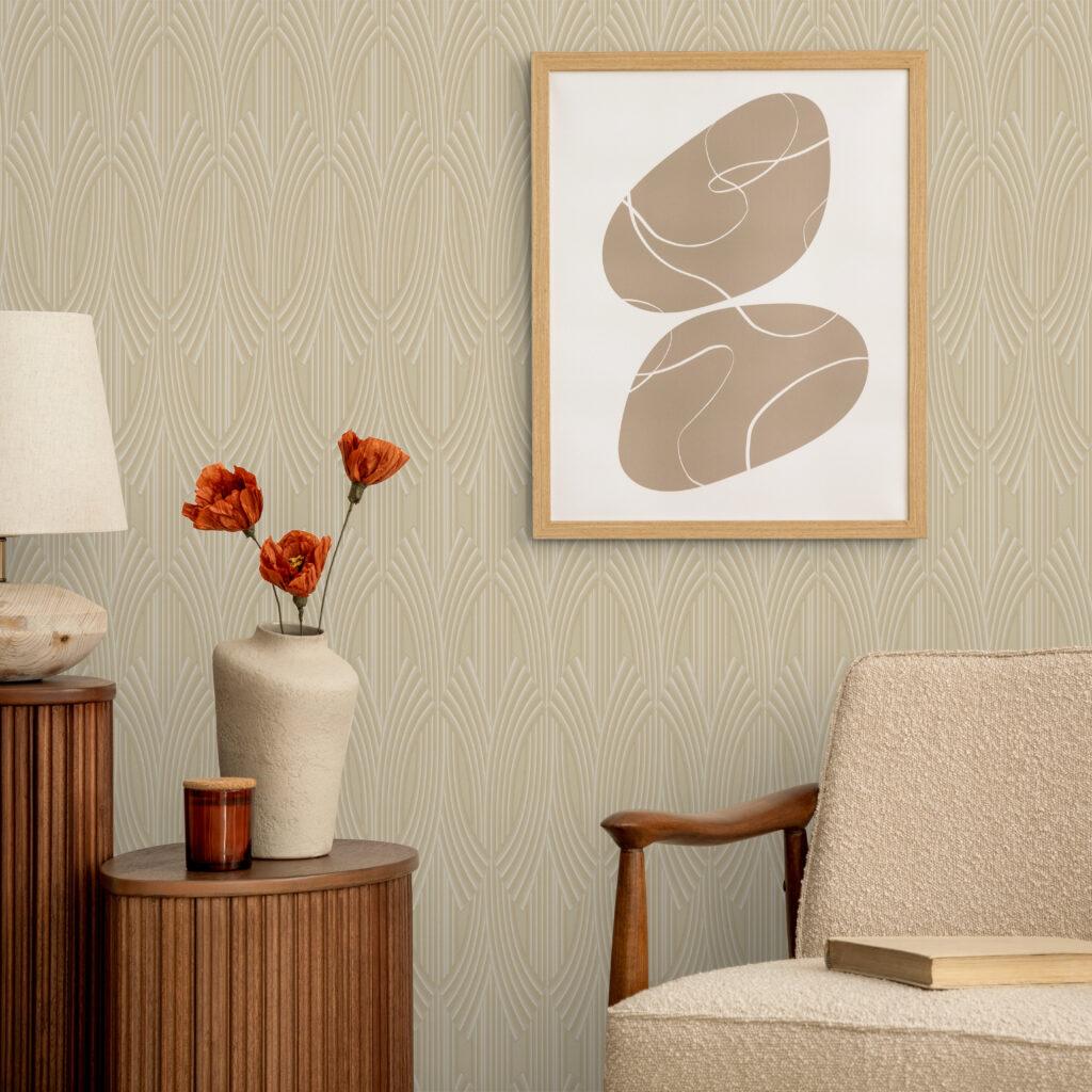 Icon Modern Harmony Design Wallpaper, Gold Colour, Code 24102-3 - Image 5