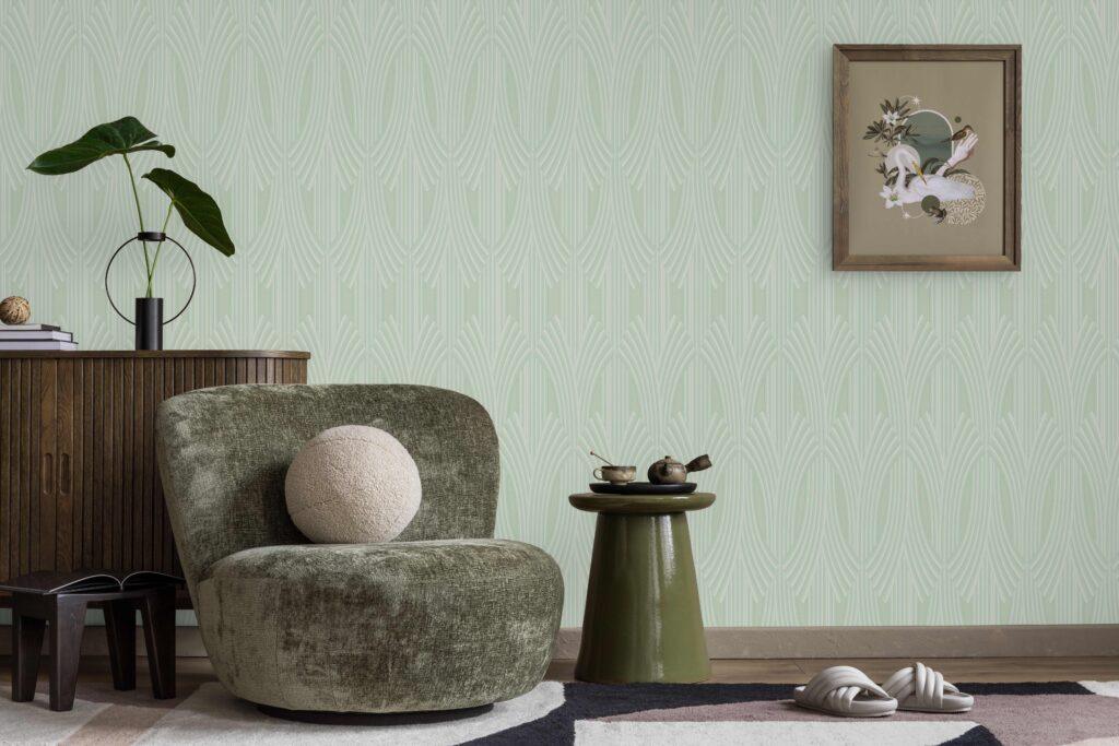 Icon Modern Harmony Design Wallpaper, Green Colour, Code 24102-4 - Image 3