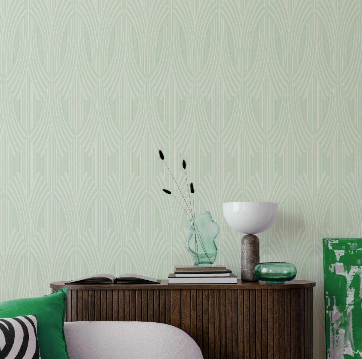 Icon Modern Harmony Design Wallpaper, Green Colour, Code 24102-4 - Image 4