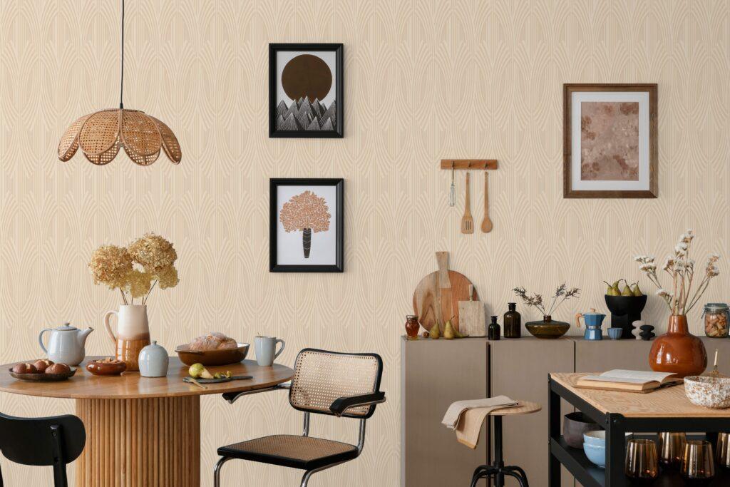Icon Modern Harmony Design Wallpaper, Beige Colour, Code 24102-5 - Image 3