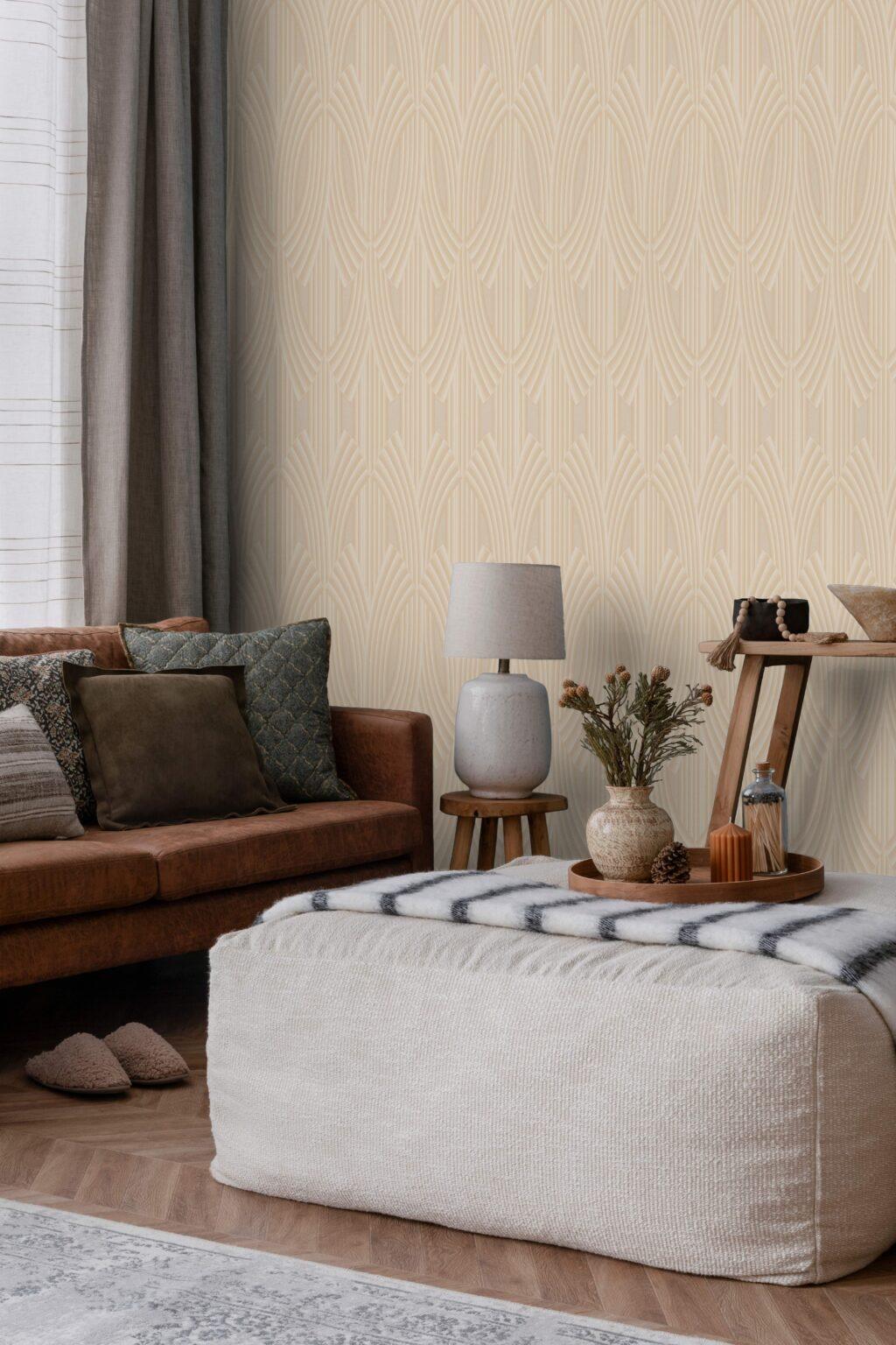 Icon Modern Harmony Design Wallpaper, Beige Colour, Code 24102-5 - Image 5