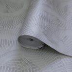 Icon Echoed Dimensions Design Wallpaper, Gray Colour, Code 24103-3