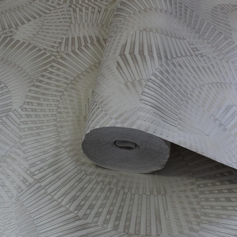 Icon Echoed Dimensions Design Wallpaper, Dark Gray Colour, Code 24103-4