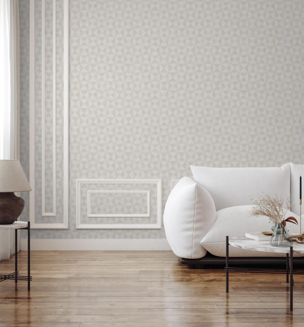 Icon Colour Storm Design Wallpaper, White Colour, Code 24105-1 - Image 4