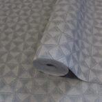 Icon Colour Storm Design Wallpaper, Gray Colour, Code 24105-3