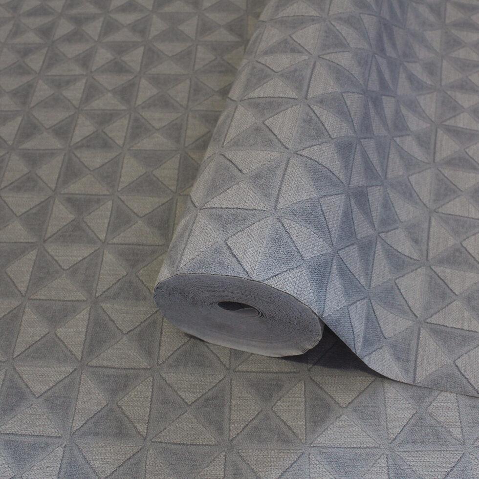 Icon Colour Storm Design Wallpaper, Gray Colour, Code 24105-3