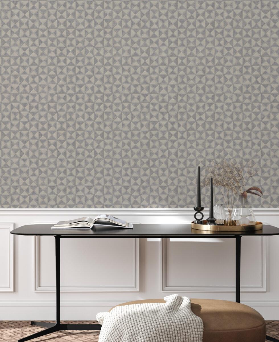 Icon Colour Storm Design Wallpaper, Gray Colour, Code 24105-3 - Image 3