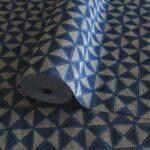 Icon Colour Storm Design Wallpaper, Blue Colour, Code 24105-4