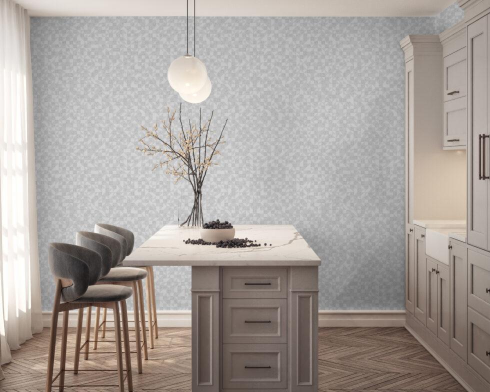 Icon Endless Patterns Design Wallpaper, Gray Colour, Code 24106-2 - Image 4