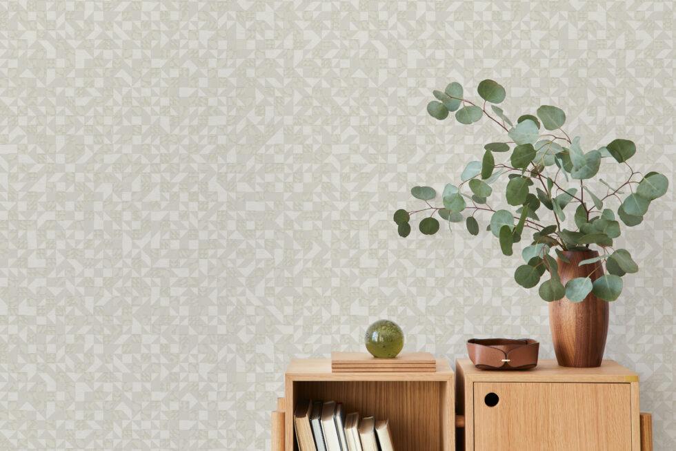 Icon Endless Patterns Design Wallpaper, Cream Colour, Code 24106-3 - Image 3