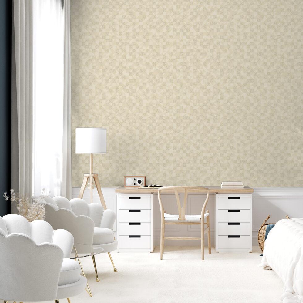 Icon Endless Patterns Design Wallpaper, Beige Colour, Code 24106-4 - Image 3
