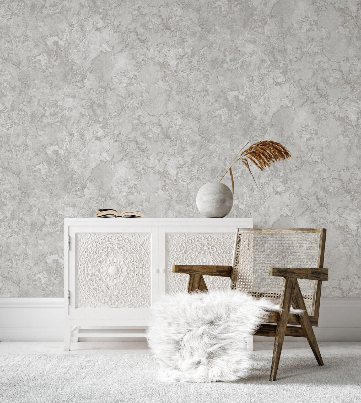 Icon Modern Lines Design Wallpaper, Silver Colour, Code 24109-1 - Image 3