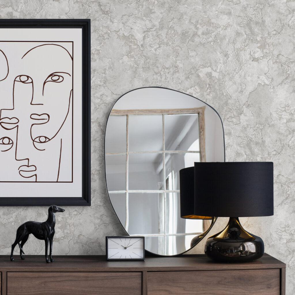 Icon Modern Lines Design Wallpaper, Silver Colour, Code 24109-1 - Image 4