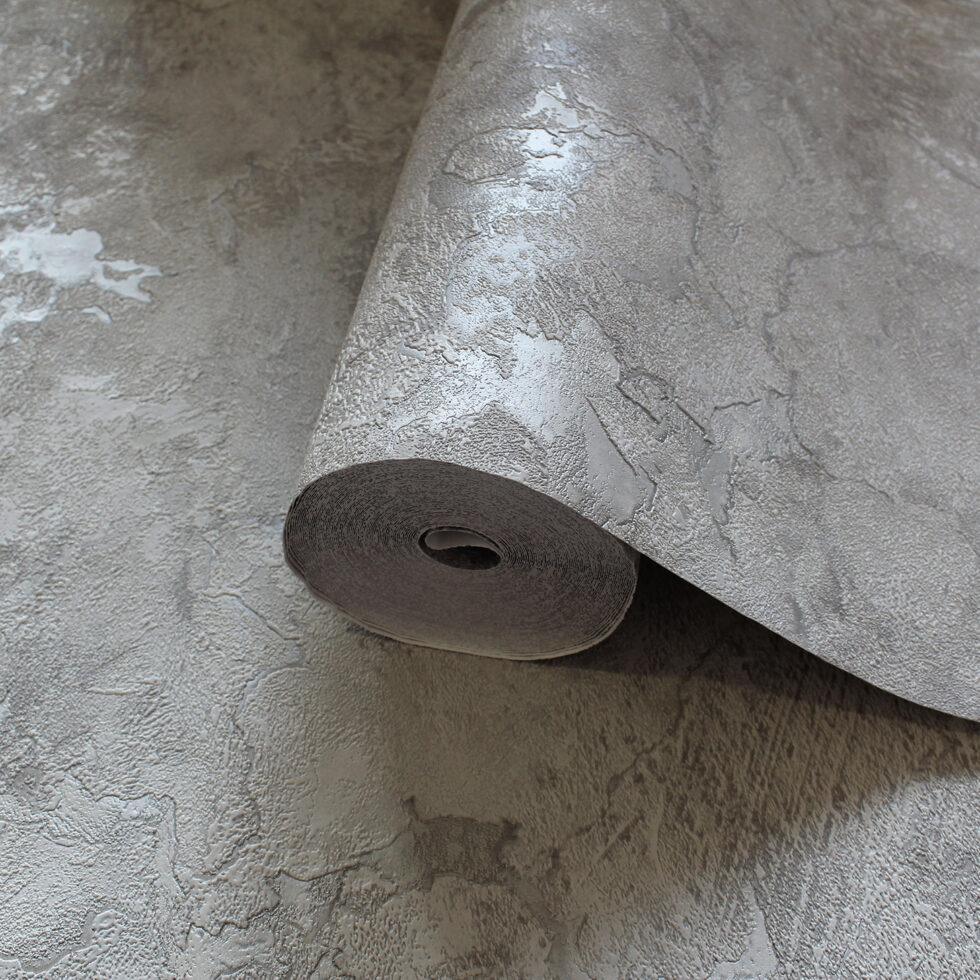 Icon Modern Lines Design Wallpaper, Gray Colour, Code 24109-2