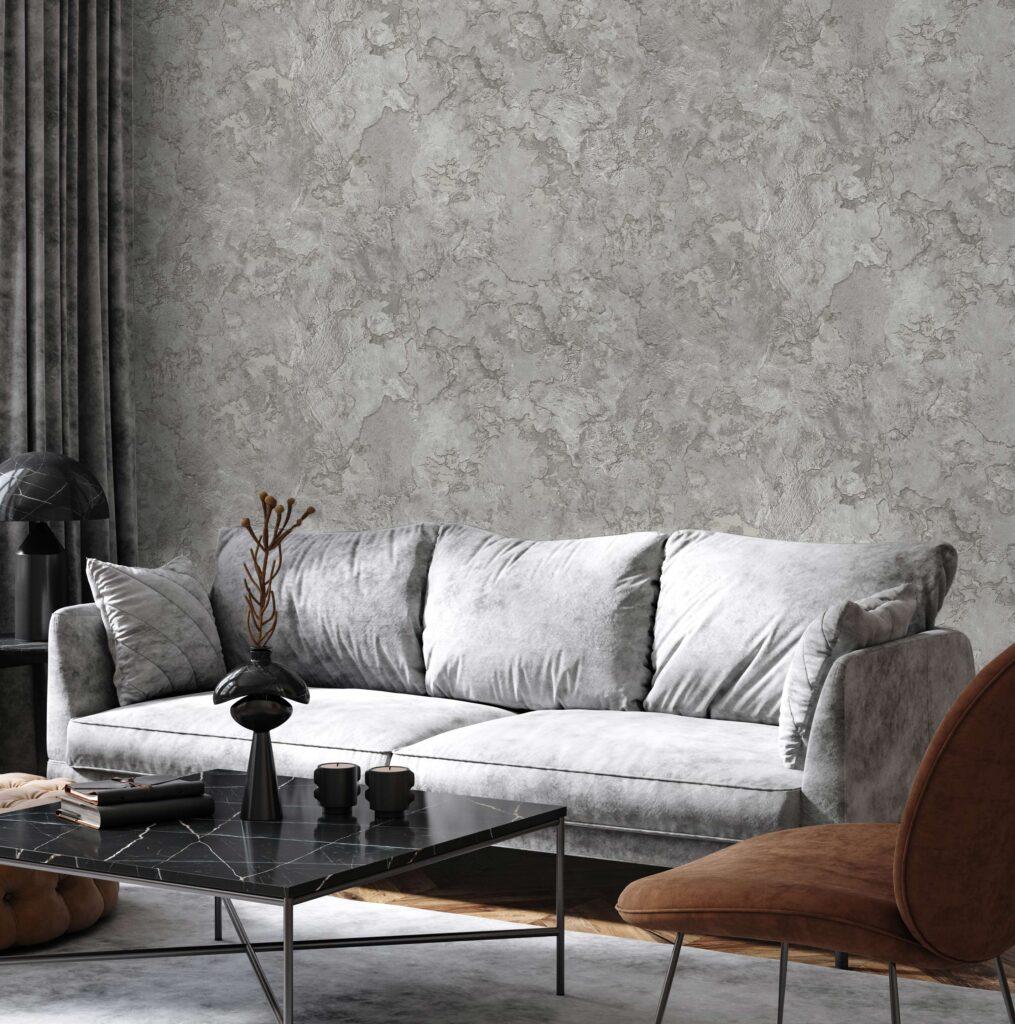 Icon Modern Lines Design Wallpaper, Gray Colour, Code 24109-2 - Image 3