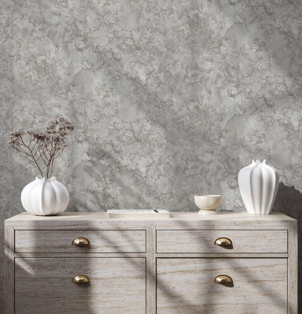 Icon Modern Lines Design Wallpaper, Gray Colour, Code 24109-2 - Image 4