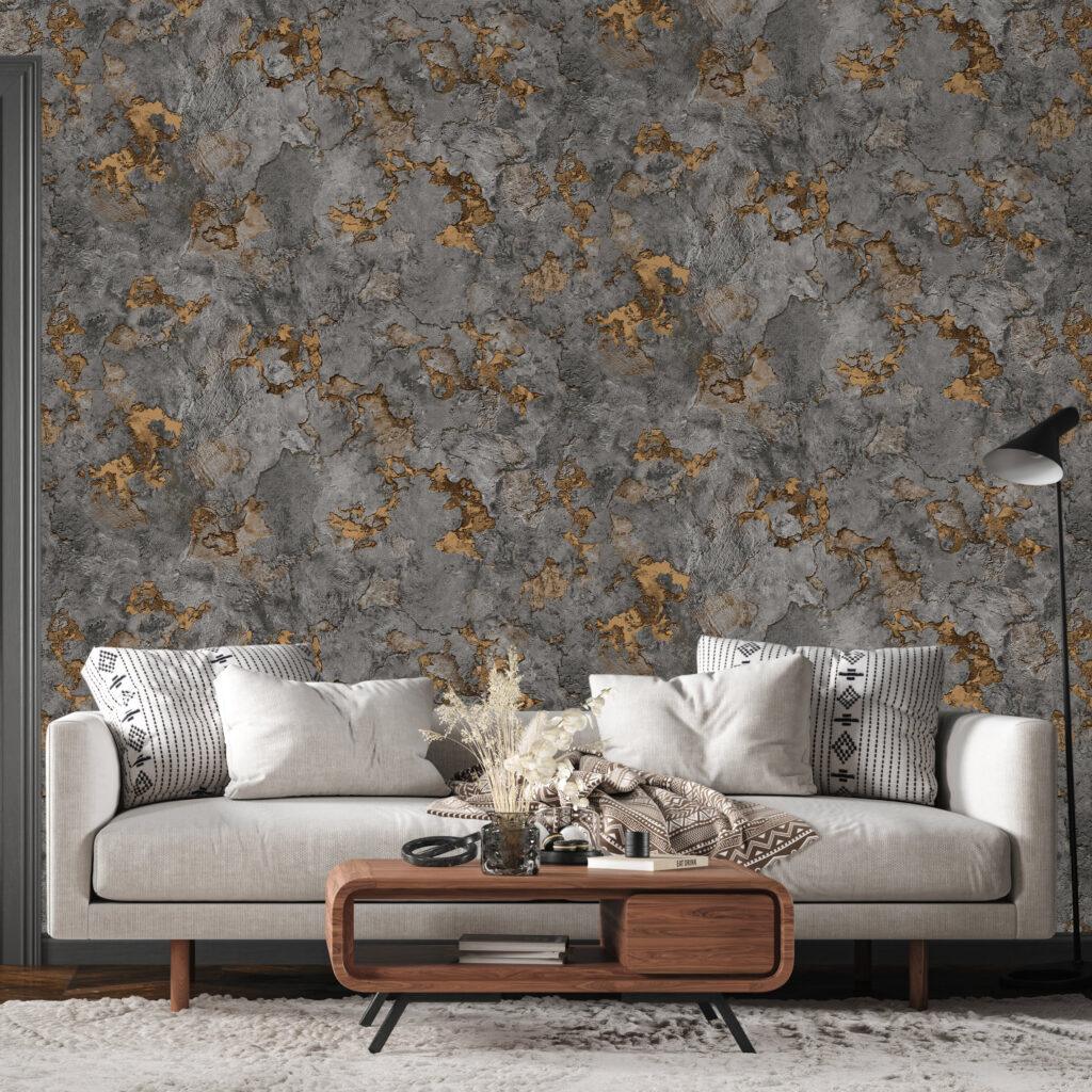 Icon Modern Lines Design Wallpaper, Brown Colour, Code 24109-4 - Image 3